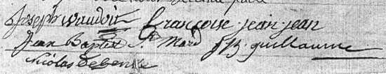 signatures