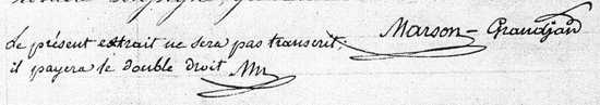 signature