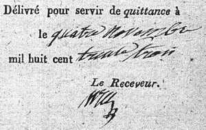 quittance