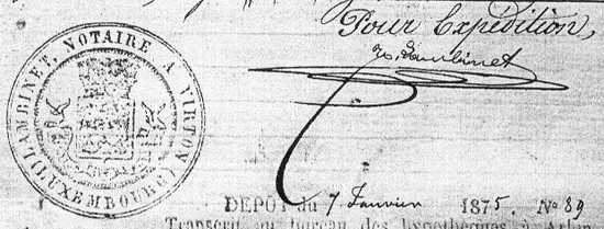 signature