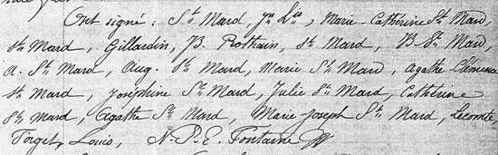 signatures