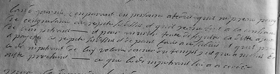 Extrait de l’acte